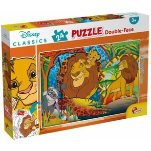 Lisciani Giochi 86498 Disney DF Plus 24 Re Leone Puzzle dla dzieci, wielokolorowe 86498 - Puzzle - miniaturka - grafika 1