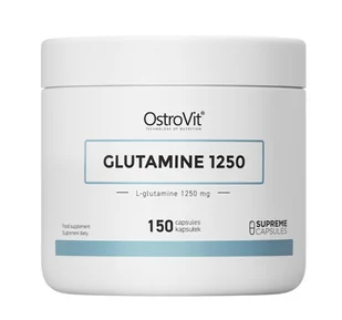 OstroVit Supreme Capsules Glutamine 1250mg 150 kaps. - Aminokwasy - miniaturka - grafika 1