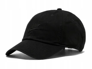 CZAPKA Z DASZKIEM NIKE FB5368-010 czarna bawełniana M/L - Czapki damskie - miniaturka - grafika 1