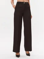 Spodnie damskie - Silvian Heach Spodnie materiałowe CVA23092PA Czarny Straight Fit - miniaturka - grafika 1
