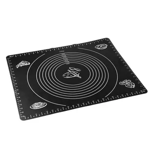 Tadar STOLNICA SILIKONOWA 50x40cm MATA KUCHENNA CZARNA SILICO TD-0878 - Pozostałe akcesoria kuchenne - miniaturka - grafika 1