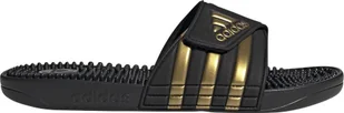 Adidas adidas Adissage Męskie Czarno-Złote EG6517 r. 36 2/3 - Klapki i japonki męskie - miniaturka - grafika 1