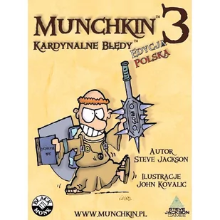 Q-Workshop Munchkin 3: Kardynalne Błędy 1339 - Gry karciane - miniaturka - grafika 1