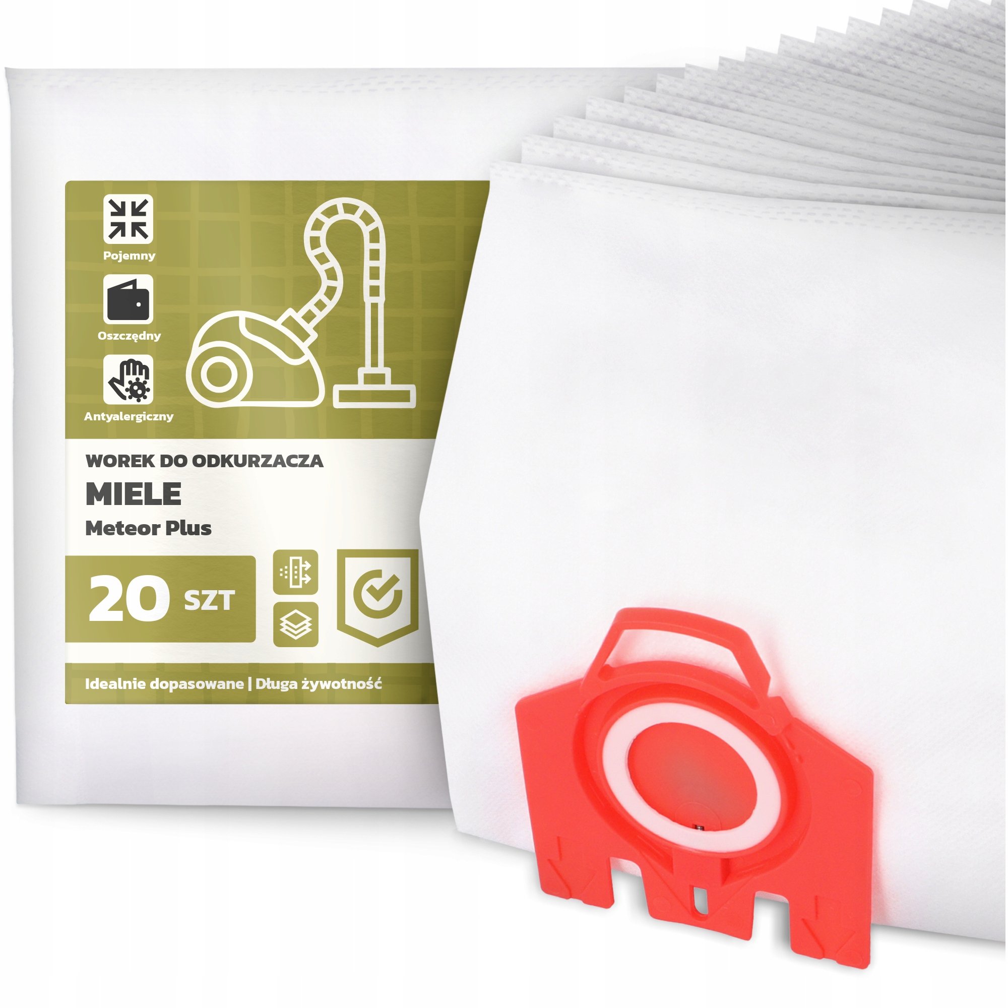 20x Worek do Odkurzacza Miele Meteor Plus Syntetyczny Duży Torba Worki G9