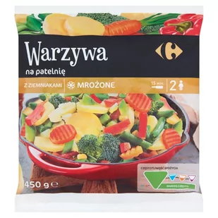Carrefour Warzywa na patelnię z ziemniakami mrożone 450 g - Dania mrożone - miniaturka - grafika 1
