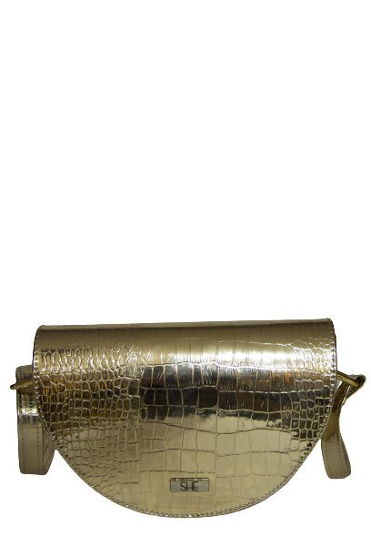 Złota mała listonoszka półksiężyc krokodyl