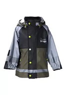 Kurtki i płaszcze dla chłopców - Sterntaler Funktions-Regenjacke Płaszcz przeciwdeszczowy Funkcjonalny Dzieci, ciemnozielony, 104 - miniaturka - grafika 1