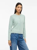 Swetry damskie - Vila Kardigan "Vimalu" w kolorze zielonym - miniaturka - grafika 1