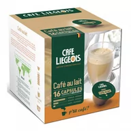 Kawa w kapsułkach i saszetkach - Café Liégeois Kapsułki Café Liégeois Café au lait, 16 szt. Café Liégeois Cafe au lait 16 pcs. - miniaturka - grafika 1