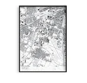 Obrazy i zdjęcia - Plakat Mapa Włochy, dzielnice Warszawy - miniaturka - grafika 1