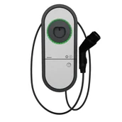 Rozdzielnie elektryczne - Stacja ładowania pojazdów Ensto One Home 32A 7,4kW 230V Type2 cable RCBO IP54 EVH321-HCR00 - miniaturka - grafika 1