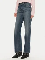 Spodnie damskie - Tommy Hilfiger Jeansy WW0WW42807 Niebieski Relaxed Fit - miniaturka - grafika 1