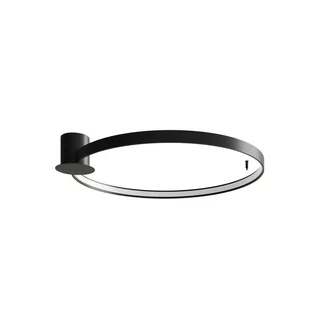 Thoro Thoro metalowa OPRAWA pierścień LED 50W 4000K plafon okrągły ring czarny TH.132 - Lampy sufitowe - miniaturka - grafika 2