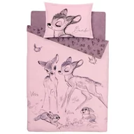 Pościel dla dzieci - Różowy komplet pościeli Bambi DISNEY 135x200cm, OEKO-TEX - miniaturka - grafika 1