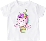 Koszulki dla dziewczynek - dziecięca koszulka dla dziewczynki Z UNICORNEM PONY2 - miniaturka - grafika 1
