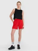 Spodenki damskie - 4F Spodenki plażowe damskie - czerwone L - miniaturka - grafika 1