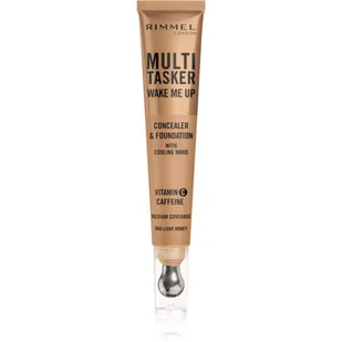 Rimmel London Multi Tasker Wake Me Up Concealer & Foundation Korektor 20 ml Odcień 060 Light Honey - Korektory do twarzy - miniaturka - grafika 1