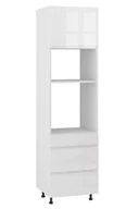 Meble kuchenne - Rimini Słupek Dpps2-60-38-220_Modern Hk-Xs Biały Połysk - miniaturka - grafika 1