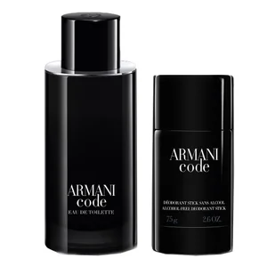 SET GIORGIO ARMANI Code pour Homme EDT spray 125ml + DEO stick 75g - Zestawy perfum męskich - miniaturka - grafika 1