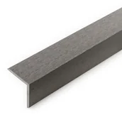 Listwy i profile - Listwa Kompozytowa Kątowa Standard/3D Szary - dł. 2,4m - miniaturka - grafika 1