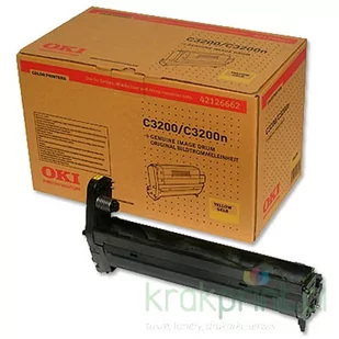 OKI oryginalny bęben 42126662, yellow, 14000s, C3200 Oki - Bębny do drukarek - miniaturka - grafika 1