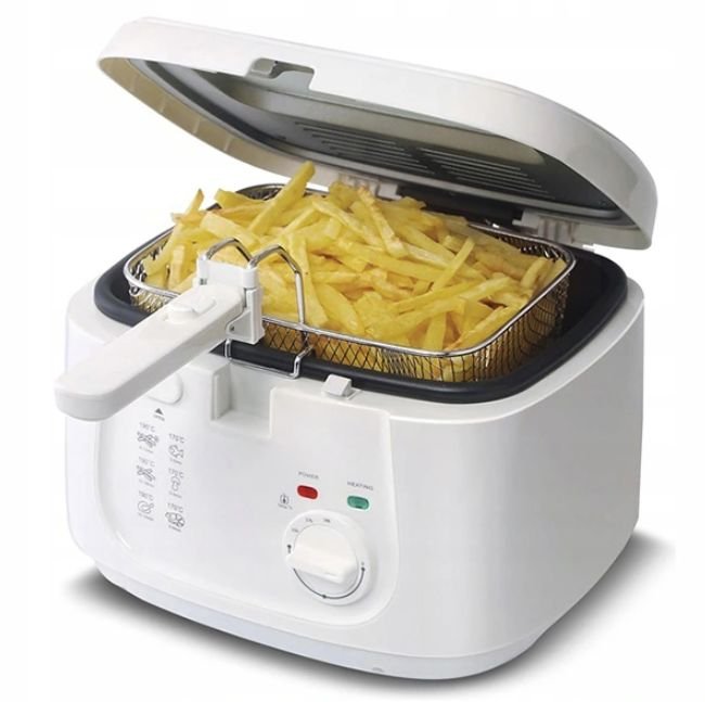 Frytkownica Frytownica Mocna Kompaktowa 2.5l Na Frytki Kurczaki