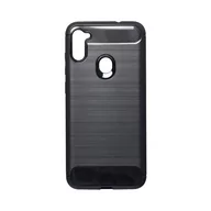 Etui i futerały do telefonów - Forcell Futerał CARBON do SAMSUNG Galaxy A11 czarny - miniaturka - grafika 1