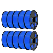 Filamenty i akcesoria do drukarek 3D - Filament PLA do drukarek 3D, średnica 175 mm, wysoka wytrzymałość, PLAPLUSBLUE-10 - miniaturka - grafika 1