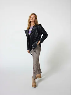ONLY Kurtka z imitacji skóry Vera 15293015 Czarny Regular Fit - Kurtki damskie - miniaturka - grafika 1