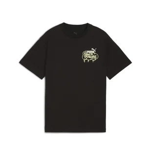 Młodzieżowa koszulka MID90s II z grafiką PUMA Black - Odzież sportowa dziecięca - miniaturka - grafika 1