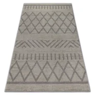 Dywany - Dywan SOFT 8034 ETNO BOHO krem / jasny brąz beżowy 120x170 cm - miniaturka - grafika 1