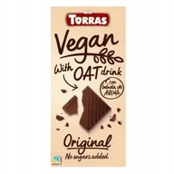 Ciastka - Czekolada wegańska z ekstraktem owsianym bez dodatku cukru 100g Torras - miniaturka - grafika 1