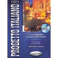 Książki do nauki języka włoskiego - edilingua Nuovo Progetto Italiano 1 Libro dello studente + CD - Magnelli Sandro, Marin Telis - miniaturka - grafika 1