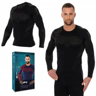 Koszulki męskie - BRUBECK DRY LS13080 bluza TERMOAKTYWNA męska - XL - miniaturka - grafika 1
