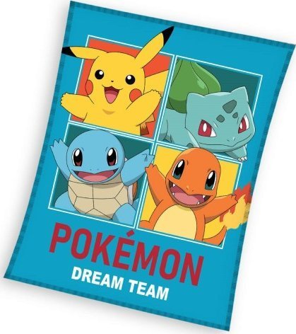 Koc dla dzieci Pokemon Pokemony 130x160