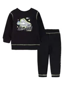 Bluzy i sweterki niemowlęce - Converse 2-częściowy zestaw w kolorze czarnym - miniaturka - grafika 1