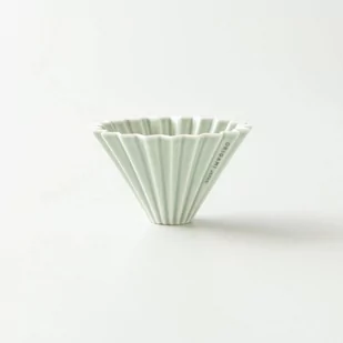 ORIGAMI Ceramiczny Origami Dripper S Zielony matowy 99311440 - Zaparzacze i kawiarki - miniaturka - grafika 2