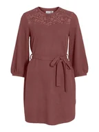 Sukienki - Vila Sukienka w kolorze jasnobrązowym - miniaturka - grafika 1