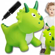 Skoczki dla dzieci - SKOCZEK DLA DZIECI DO SKAKANIA GUMOWY Z POMPKĄ DINOZAUR - miniaturka - grafika 1