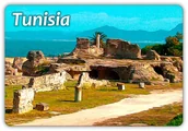 Magnesy - TUNEZJA - Kartagina - Ruiny - Magnes na lodówkę - miniaturka - grafika 1
