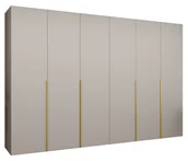 Szafy - Szafa uchylna otwierana ALICANTE 1 300 wys. 202 cm Kaszmir + u. Złoty - miniaturka - grafika 1