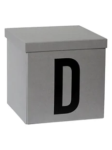 STORE IT Skrzynia "D" w kolorze szarym do przechowywania - 30 x 30 x 30 cm - Pudła i pojemniki do przechowywania - miniaturka - grafika 1