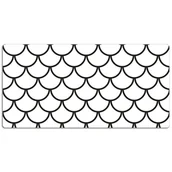 Podkładki na biurko - Duża podkładka na biurko Wzór rybiej łuski 120x60cm, Dywanomat - miniaturka - grafika 1