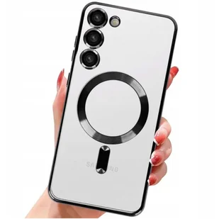 Etui do Samsung Galaxy S24+ Plus Mag Safe Glamour Case Ring obudowa ochrona aparatów Alogy Czarne przezroczyste - Etui i futerały do telefonów - miniaturka - grafika 13