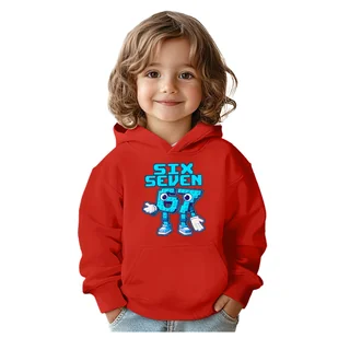 BLUZA DZIECIĘCA Z KAPTUREM 67 SIX SEVEN KLOCKI VIRAL 134-140 PREZENT - Bluzy dla dziewczynek BLUZA DZIECIĘCA Z KAPTUREM 67 SIX SEVEN KLOCKI VIRAL 134-140 PREZENT - Bluzy dla dziewczynek - miniaturka - grafika 1