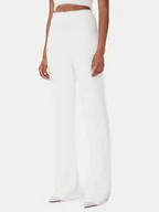 Spodnie sportowe damskie - Guess Spodnie dzianinowe O5BB03 Z1282 Écru Flare Fit - miniaturka - grafika 1