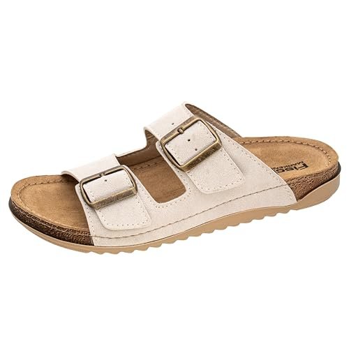 Fischer Markenschuh Klapki damskie, kwarcowy., 37 EU