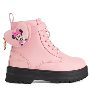 Trzewiki Mickey&Friends CM-AW24-119DSTC Różowy - Buty dla dziewczynek - miniaturka - grafika 1