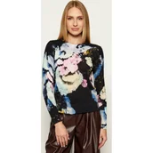 Swetry damskie - Desigual Sweter JERS_NENUFAR| DESIGUAL X MR. CHRISTIAN LACROIX | Regular Fit | z dodatkiem lnu - miniaturka - grafika 1