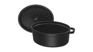 Garnki - Staub Garnek Żeliwny Cocotte 33 cm Czarny 40509-322-0 - miniaturka - grafika 1